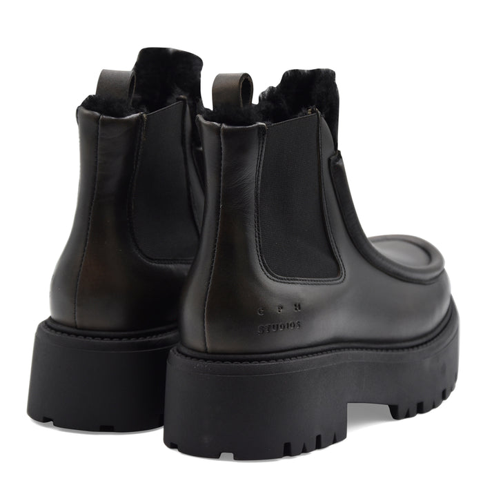 Copenhagen Studios Stivaletto Donna CPH725 Nero Teddy Interno