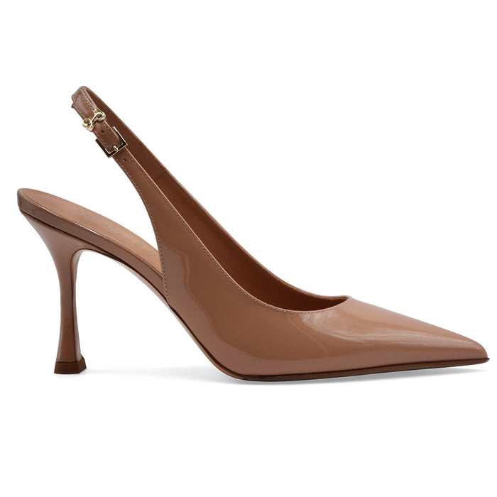 Sergio Levantesi Women's Slingback Daria6 Nude Patent Leather