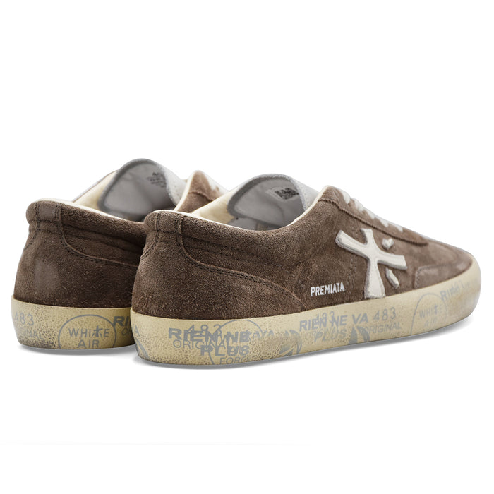 Men's Premiata David 8094 Taupe Suede Sneakers