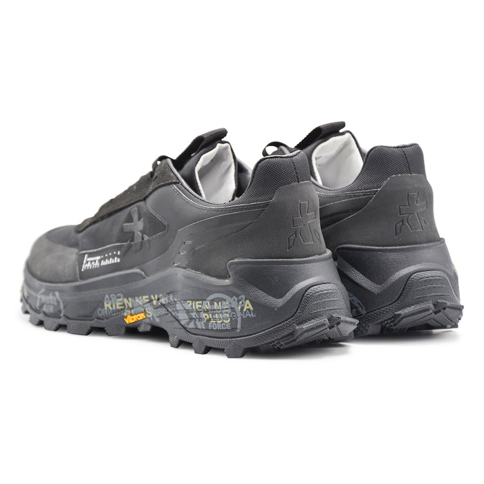 Sneakers Premiata Uomo DEVIN 433 Tessuto Nero Suola In Vibram