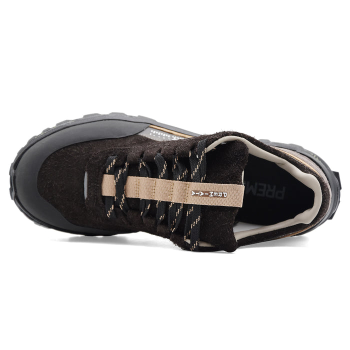 Sneakers Premiata Uomo Devin 500 Marrone Pelle Suola Vibram