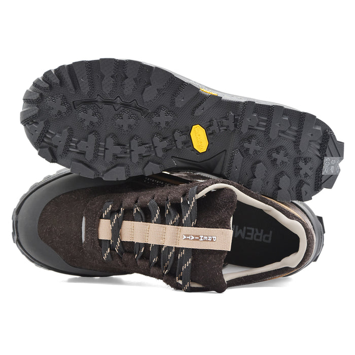 Sneakers Premiata Uomo Devin 500 Marrone Pelle Suola Vibram