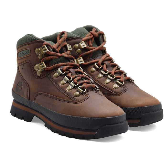 Timberland Donna Stivaletto Marrone Mid Lace Boot Stile Pedula