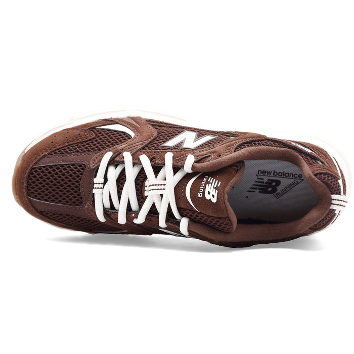 Sneakers New Balance Donna U530SCW Pelle Scamosciata Marrone