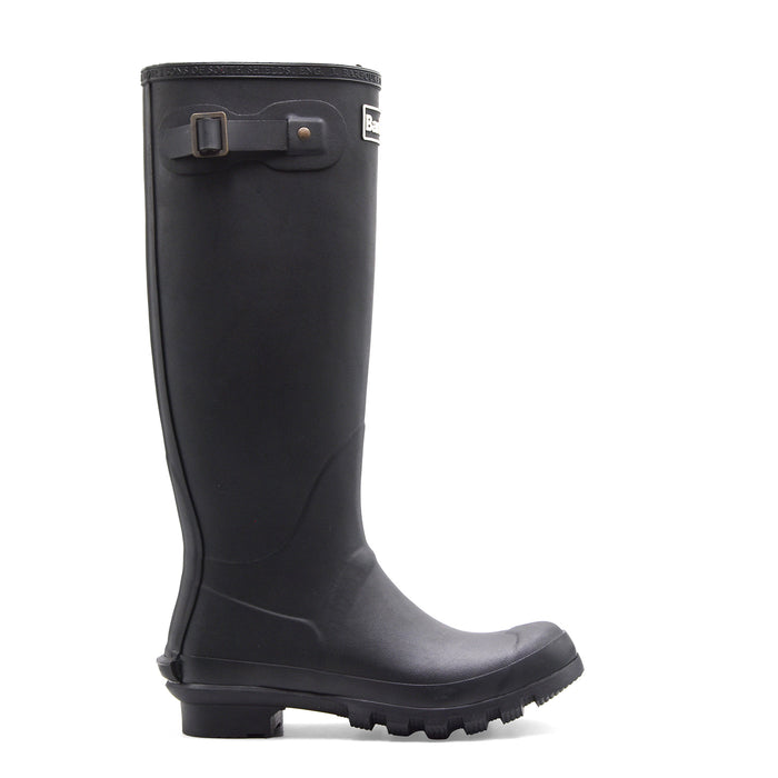 Barbour Bede Stivali Donna Gomma Nera Perfetti Per La Pioggia