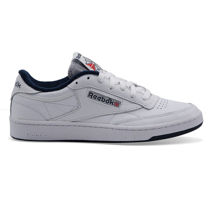 Sneakers Reebok Club C 85 Uomo Bianco Blu Design Essenziale