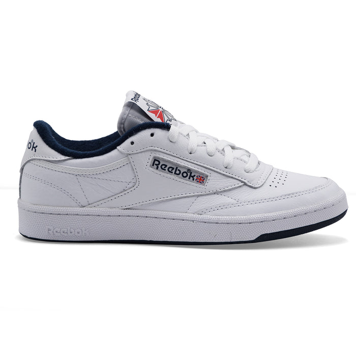 Sneakers Reebok Club C 85 Uomo Bianco Blu Design Essenziale