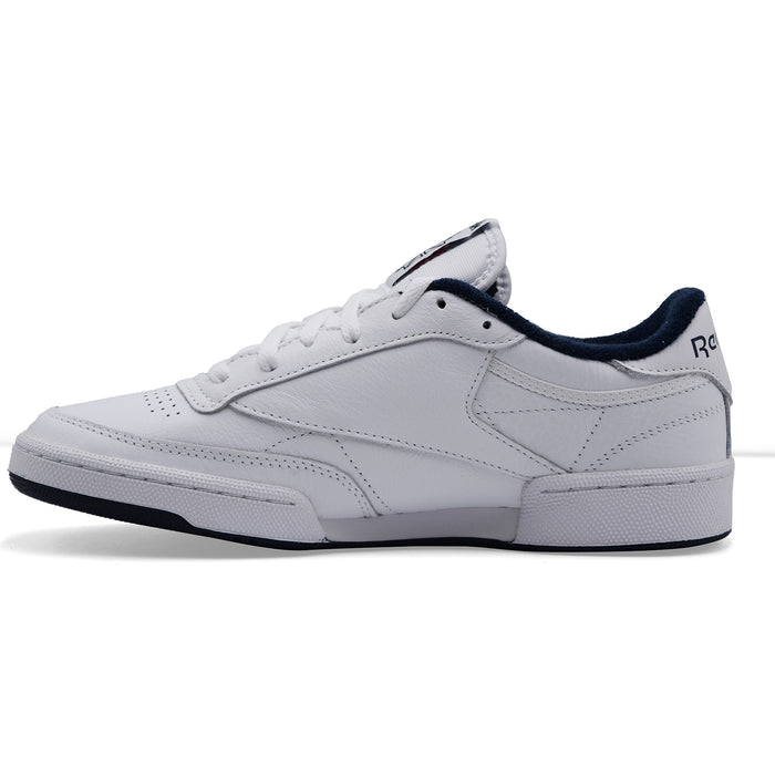 Sneakers Reebok Club C 85 Uomo Bianco Blu Design Essenziale