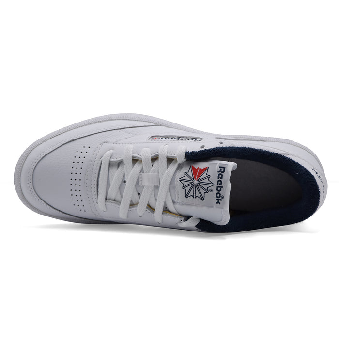 Sneakers Reebok Club C 85 Uomo Bianco Blu Design Essenziale