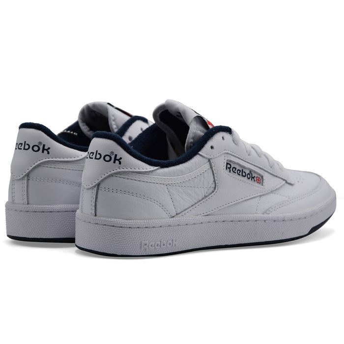 Sneakers Reebok Club C 85 Uomo Bianco Blu Design Essenziale