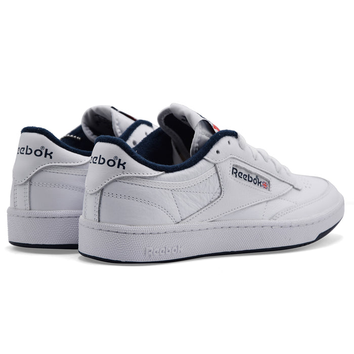 Sneakers Reebok Club C 85 Uomo Bianco Blu Design Essenziale