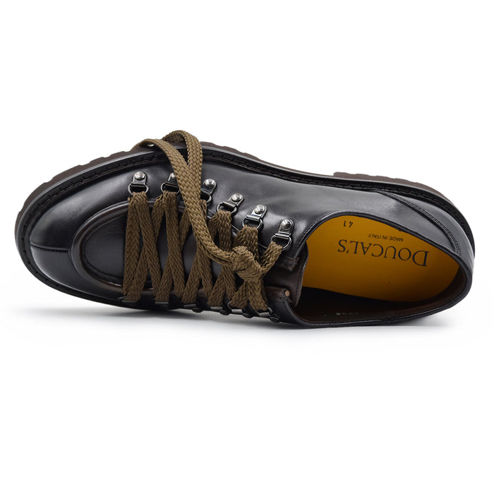 Stringate Doucal’s Uomo Commander Pelle Testa Moro Ganci Hiking