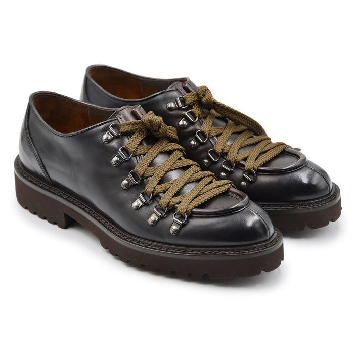 Stringate Doucal’s Uomo Commander Pelle Testa Moro Ganci Hiking