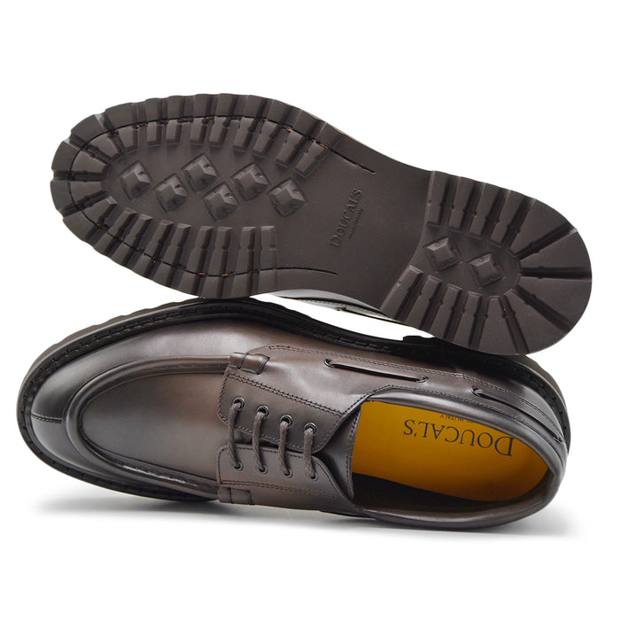 Stringate Doucal's Uomo Testa Di Moro Costruzione Simil Barca