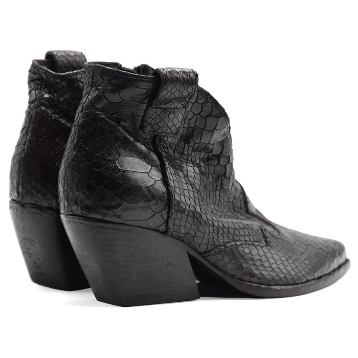 Elena Iachi Texani Donna Pelle Cocco Marrone Tacco Obliquo E2004