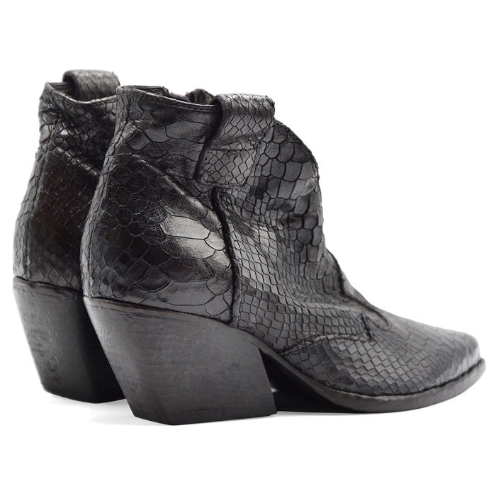 Elena Iachi Texani Donna Pelle Cocco Marrone Tacco Obliquo E2004