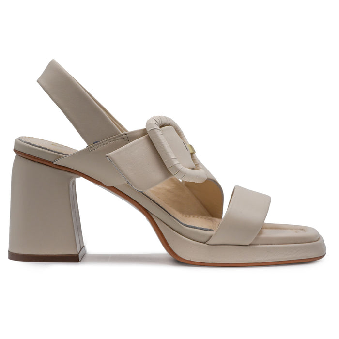 Elvio Zanon Women's Sandals Nappa Butter Sophisticated Maxi Buckle