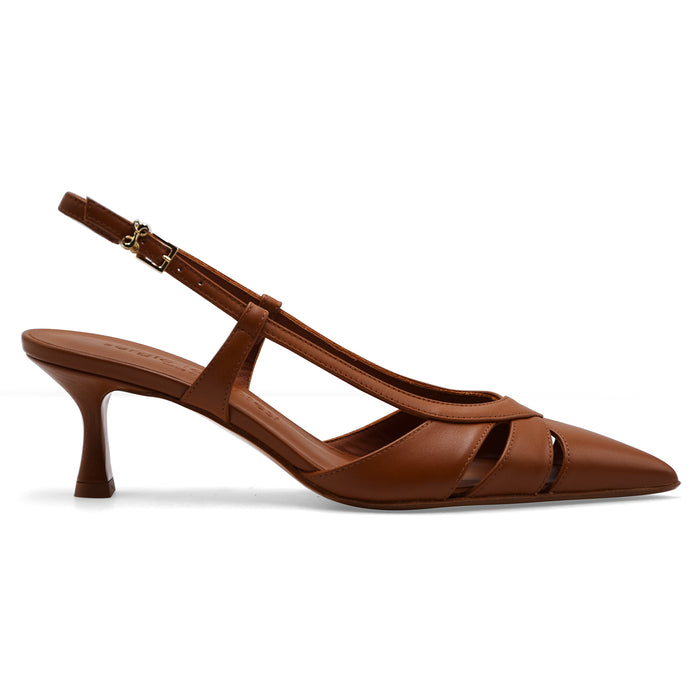 Slingback Sergio Levantesi Donna Edda6 Cuoio Design Femminile