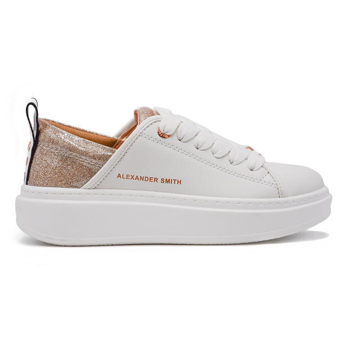Alexander Smith Sneakers Eco Wembley Bianco Rame Donna Suola Over