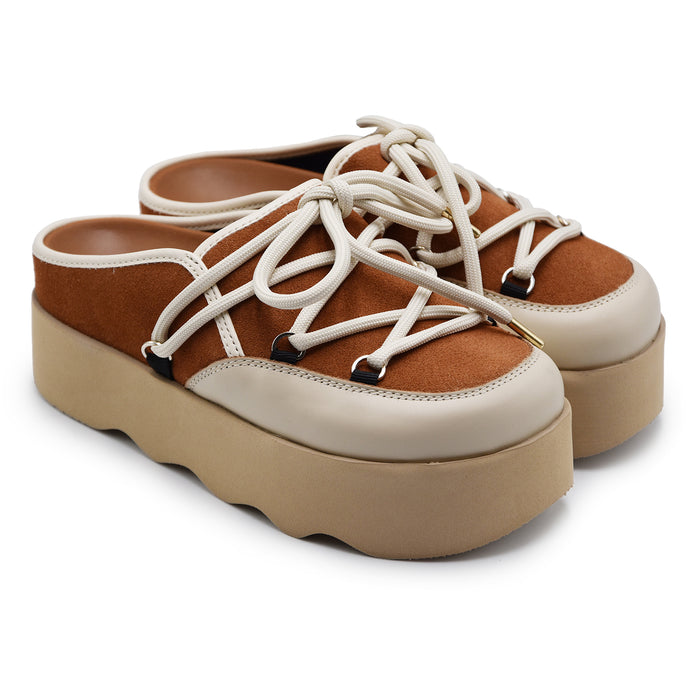 Sabot Scholl Donna Tabacco SL.F318352422 Occhielli Trekking