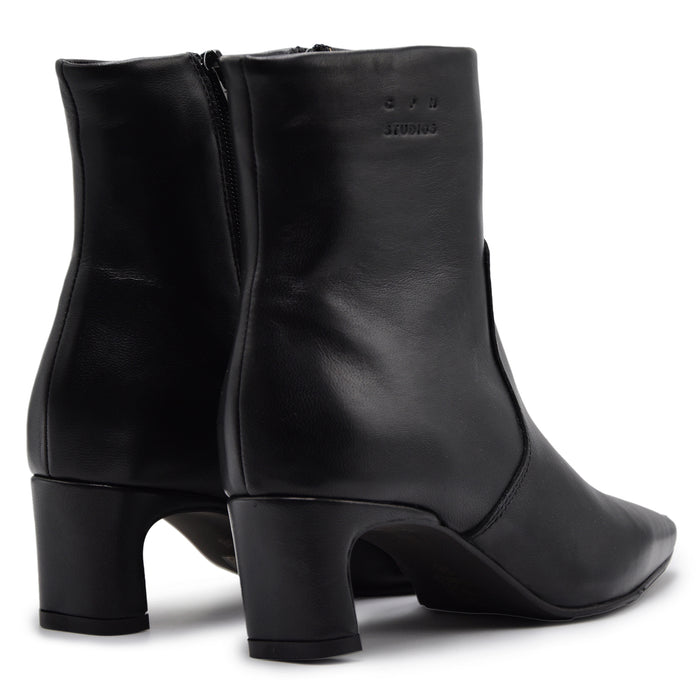 Stivaletto Copenhagen Donna CPH296 Pelle Nero Con Zip Laterale