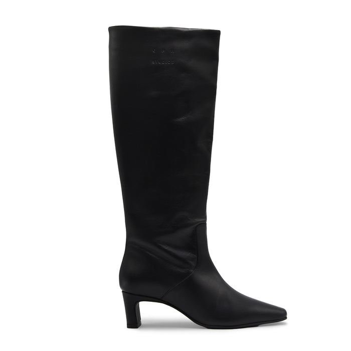 Copenhagen Studios Women's CPH297 Black Boots with Clean Lines
