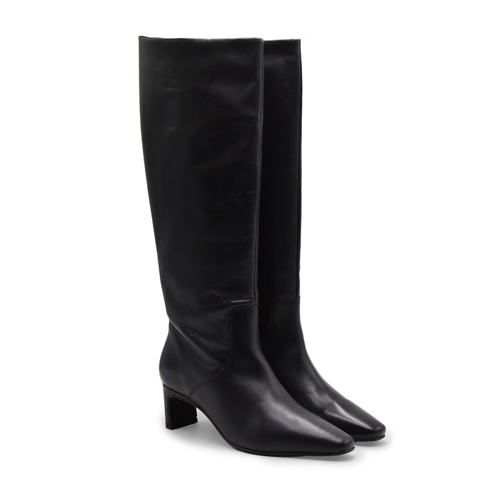 Copenhagen Studios Women's CPH297 Black Boots with Clean Lines
