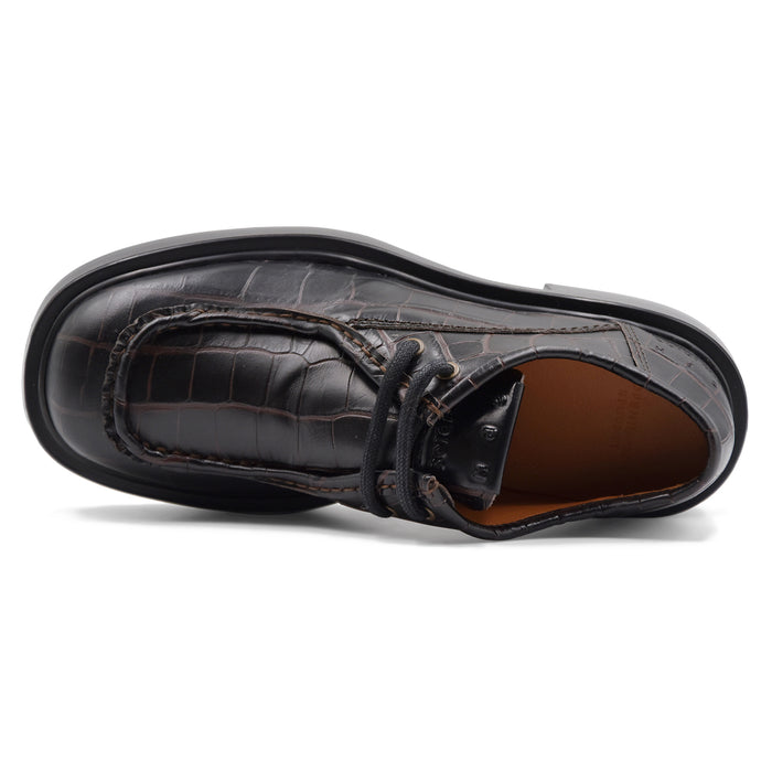 Allacciata Copenhagen Donna CPH446 Vera Pelle Marrone Croco