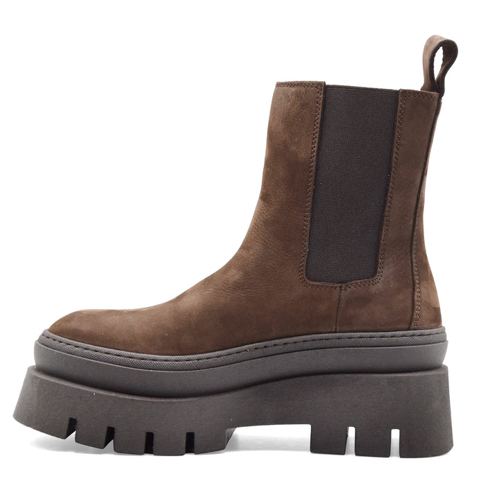 Stivaletti Copenhagen Studios Donna In Nabuck Marrone CPH686