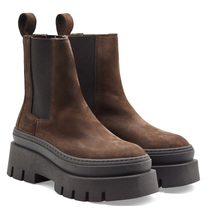 Stivaletti Copenhagen Studios Donna In Nabuck Marrone CPH686