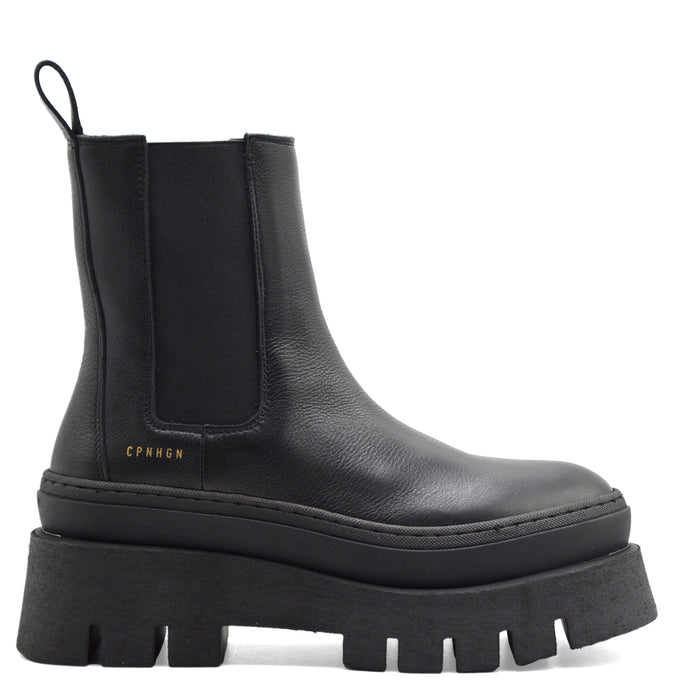 Stivaletti Donna Copenhagen Studios CPH686 Pelle Martellata Nera