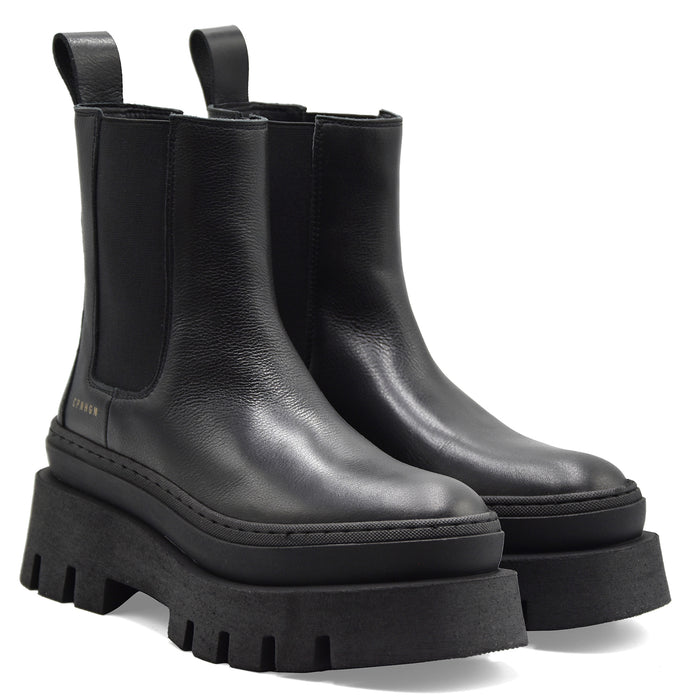 Stivaletti Donna Copenhagen Studios CPH686 Pelle Martellata Nera