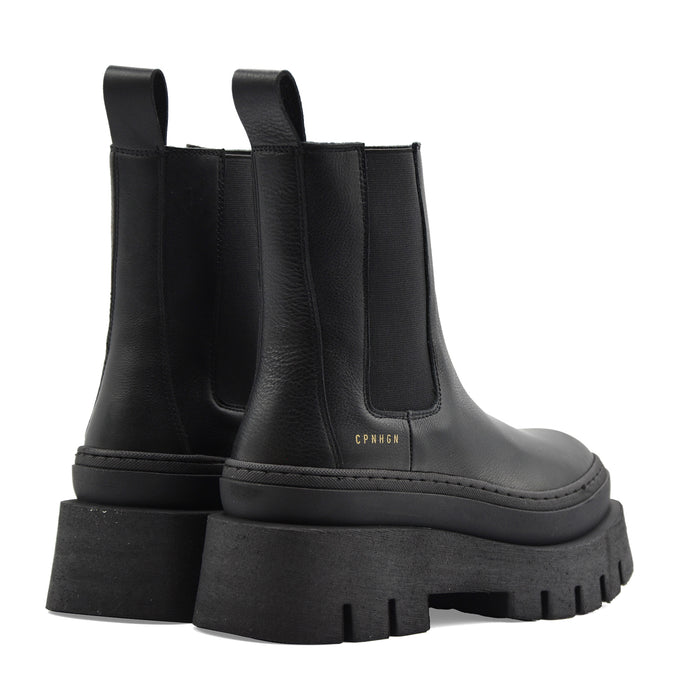 Stivaletti Donna Copenhagen Studios CPH686 Pelle Martellata Nera
