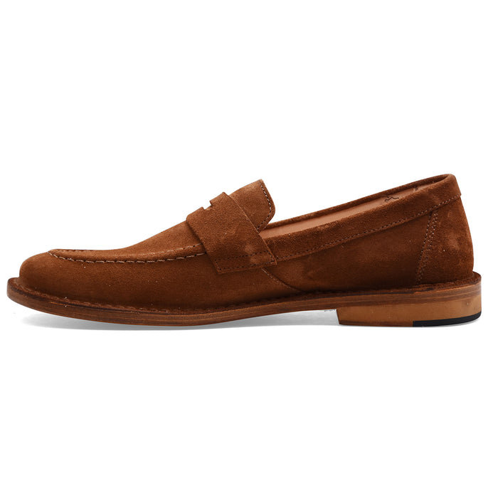 Astorflex Fastflex 25 Men's Suede Havana Loafers Made In Italy