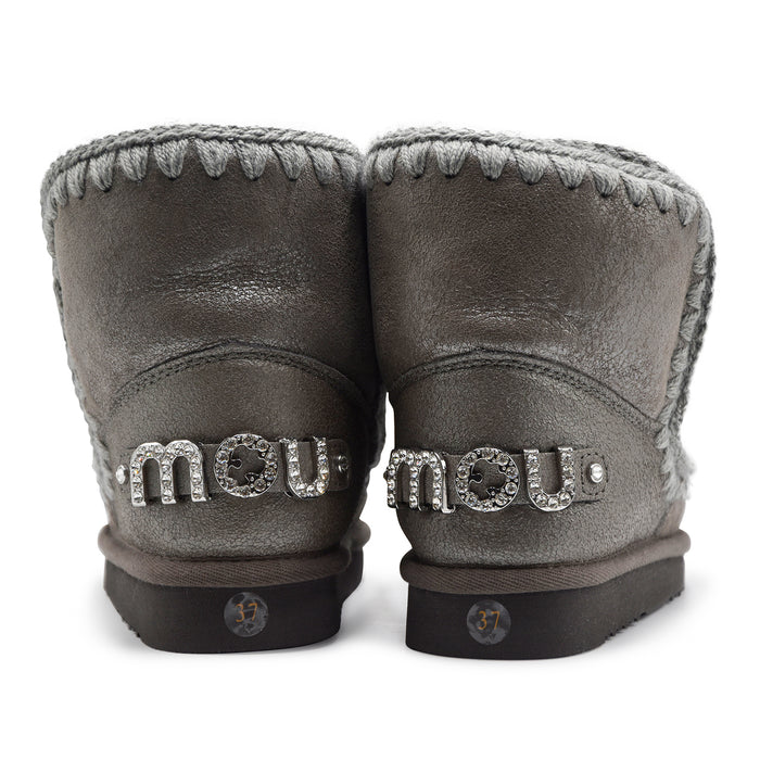Stivaletti Mou Donna ESKIMO 18 Pelle Grigio Cuciture Iconiche
