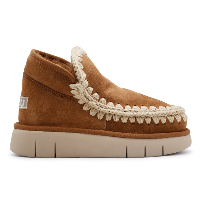 Mou Stivaletti Donna Vera Pelle Cognac Eskimo Buonce Sneaker