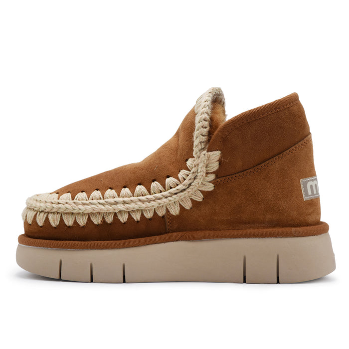 Mou Stivaletti Donna Vera Pelle Cognac Eskimo Buonce Sneaker