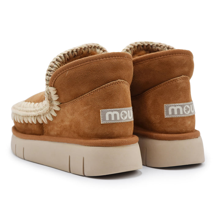 Mou Stivaletti Donna Vera Pelle Cognac Eskimo Buonce Sneaker