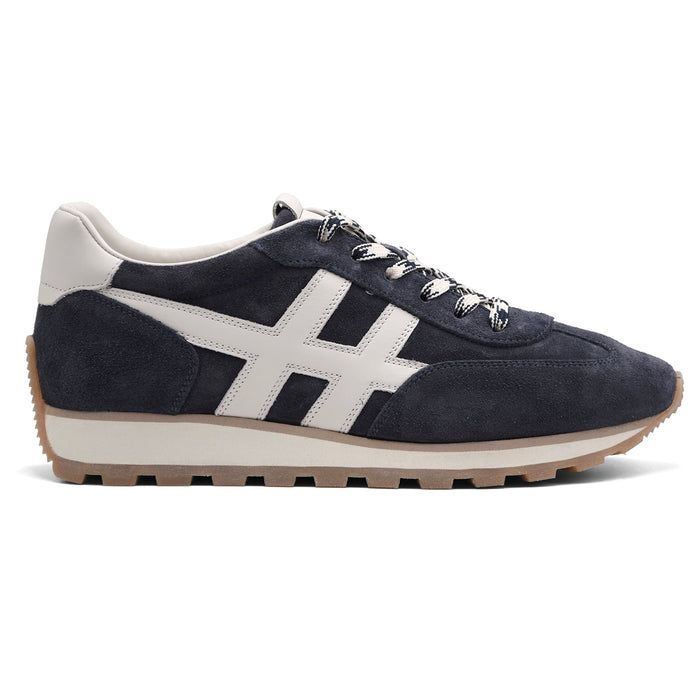 Sneakers Hogan 86er Uomo Suede Blu Navy Con Suola Extralight