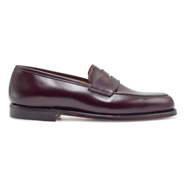 Mocassini Uomo Crockett & Jones Boston Burgundy Cavalry Calf