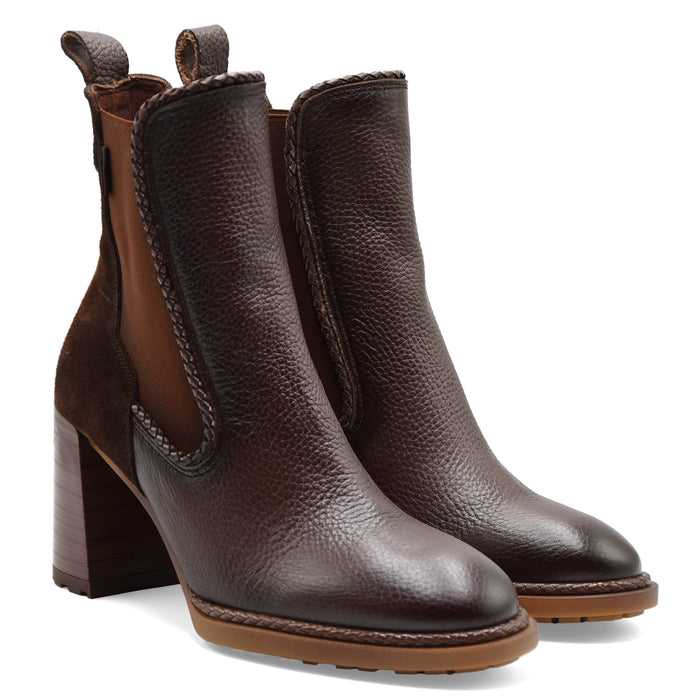 Stivaletti Hispanitas Espresso Donna Silhouette Chelsea Rivista