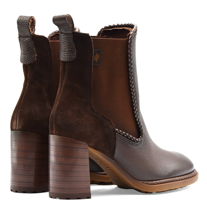 Stivaletti Hispanitas Espresso Donna Silhouette Chelsea Rivista