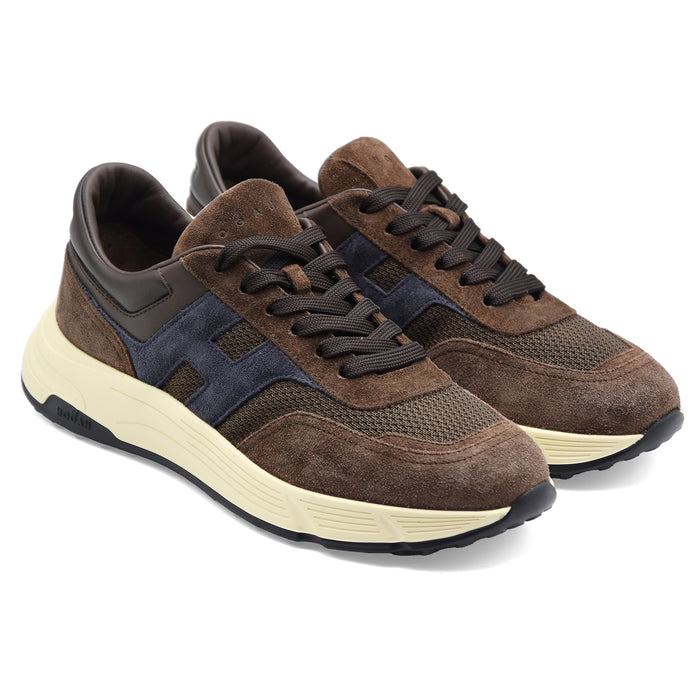 Sneakers Hogan Hyperlight Marrone Testa Di Moro Uomo Dinamico