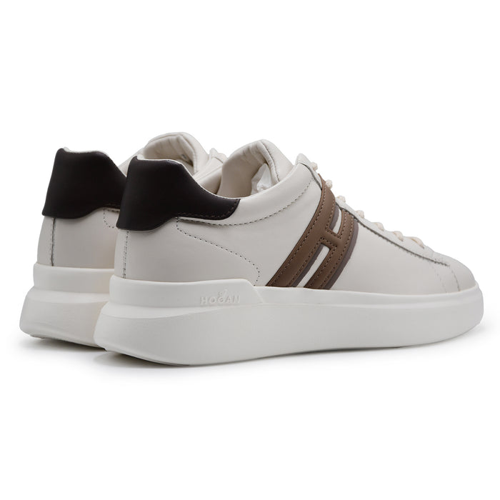 Sneakers Hogan H580 Uomo Avorio Estetica Urbana E Sofisticata