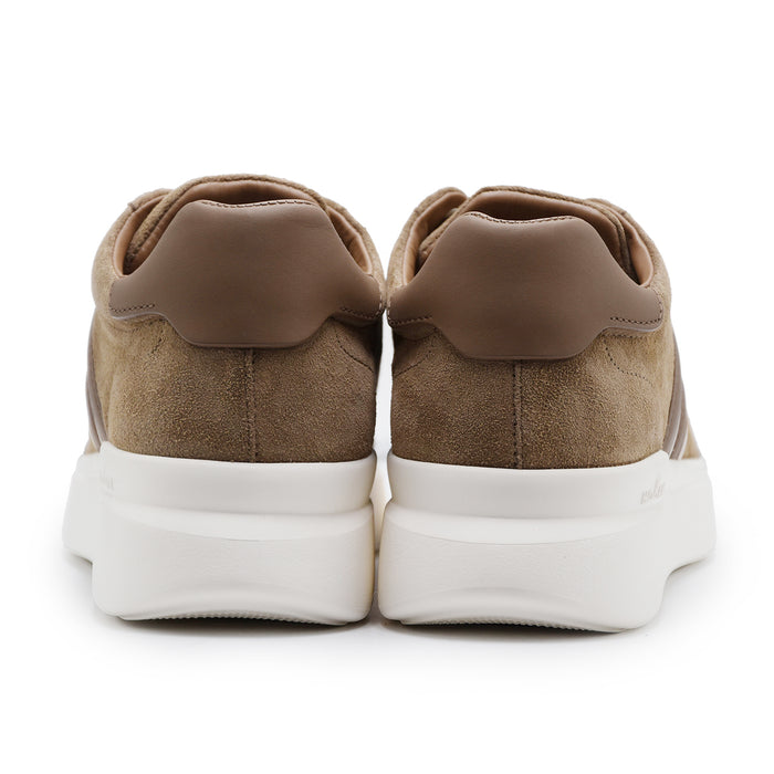 Sneakers Hogan H580 Iconiche Uomo Pelle Scamosciata Marrone