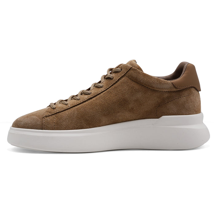 Hogan Sneakers Uomo H580 Beige Pelle Scamosciata Soletta Memory