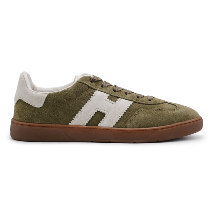 Sneakers Hogan Cool Uomo Verde Mix Linee Retrò Contemporanee