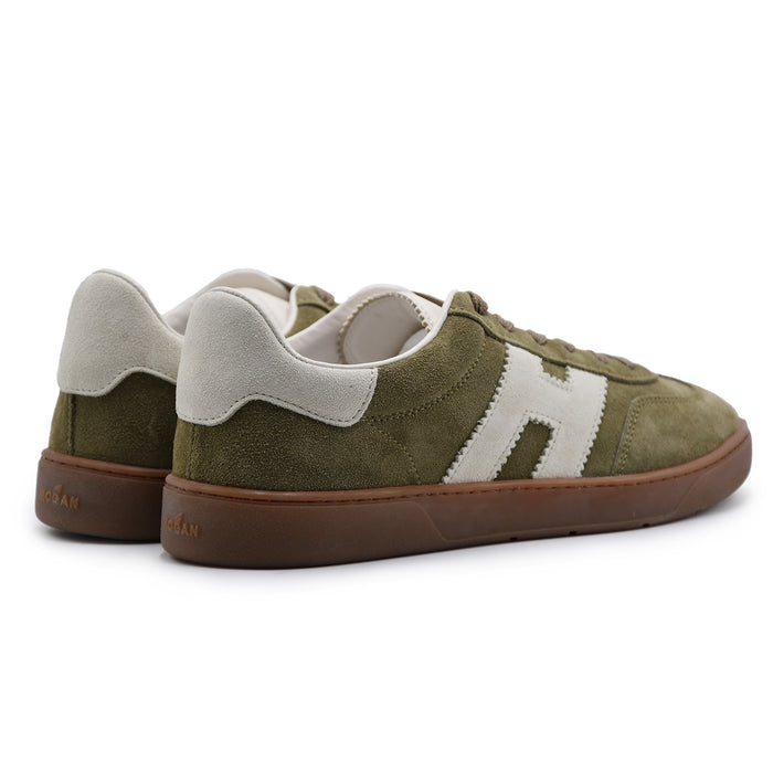Sneakers Hogan Cool Uomo Verde Mix Linee Retrò Contemporanee