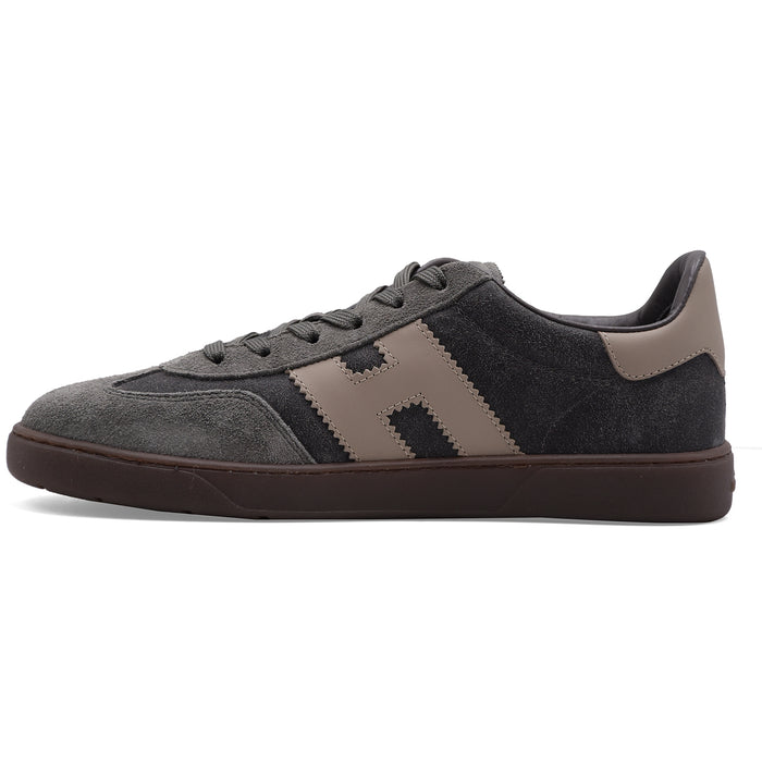 Sneakers Uomo Hogan COOL ALLACCIATO H Camoscio E Pelle Grigio