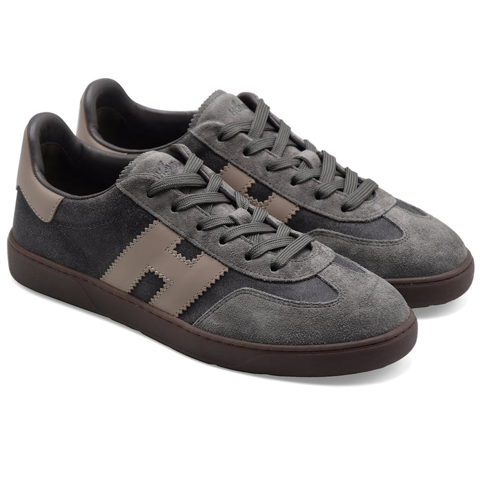 Sneakers Uomo Hogan COOL ALLACCIATO H Camoscio E Pelle Grigio
